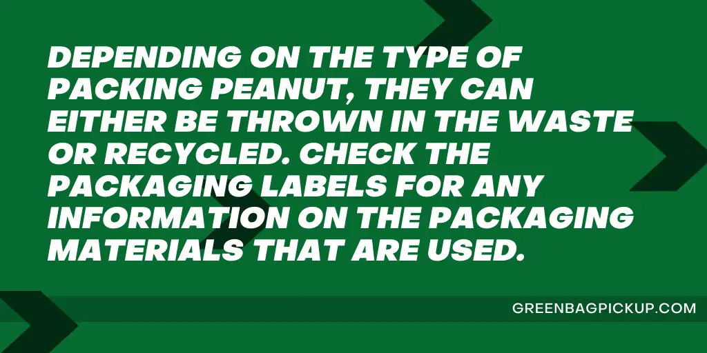 HOW TO DISPOSE OF PACKING PEANUTS 1 06 29 20 Quote