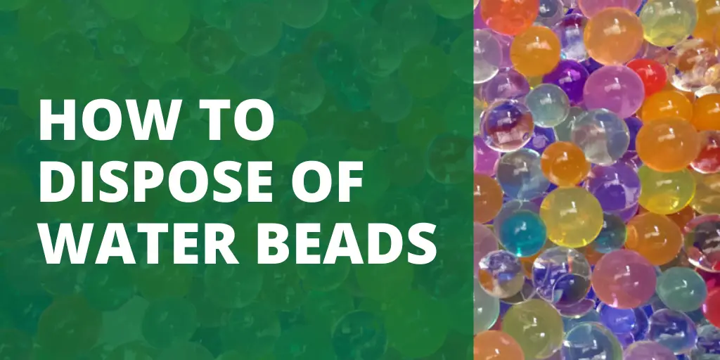 HOW TO DISPOSE OF WATER BEADS