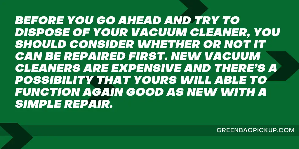 HOW TO PROPERLY DISPOSE OF A VACUUM CLEANER 1 amina copy GREENBAGPICKUP.COM 11
