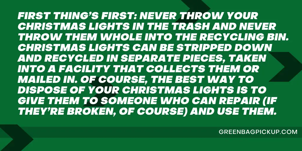 HOW TO DISPOSE OF HOLIDAY WASTE: FROM CHRISTMAS LIGHTS TO WRAPPING PAPER 2 amina copy GREENBAGPICKUP.COM 21