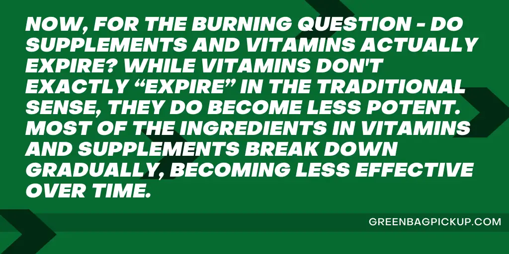 HOW TO DISPOSE OF OLD VITAMINS 1 amina copy GREENBAGPICKUP.COM 26