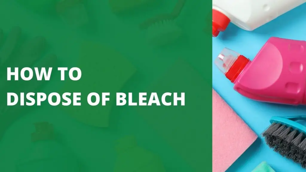 How to Dispose of Bleach [6 Best Ways]