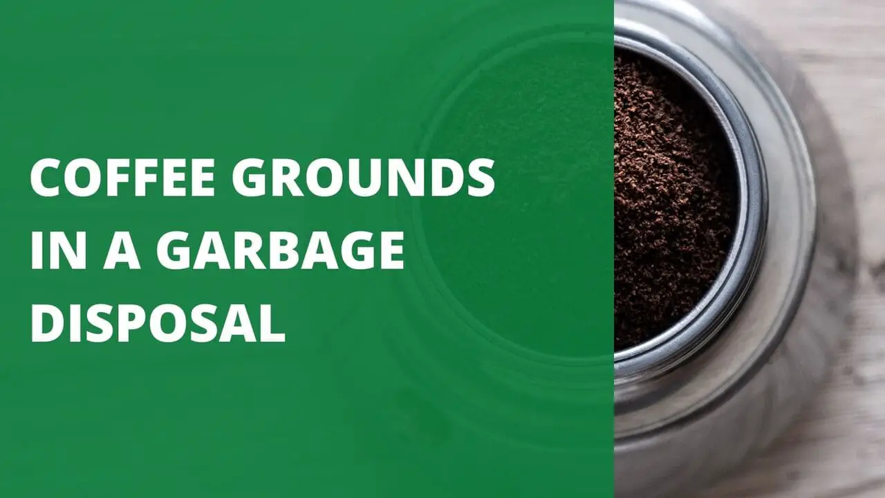 Coffee Grounds in a Garbage Disposal