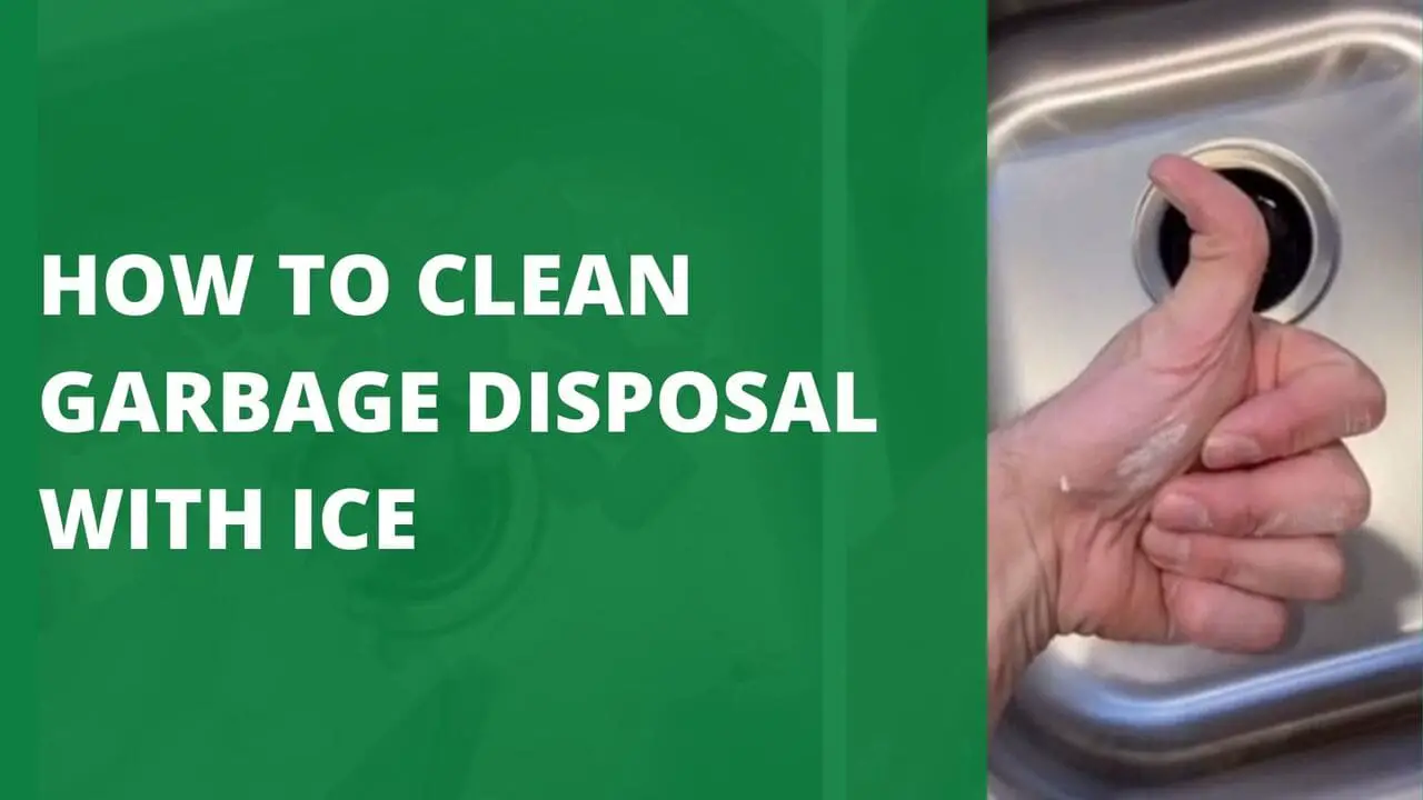 How To Clean Garbage Disposal With Ice