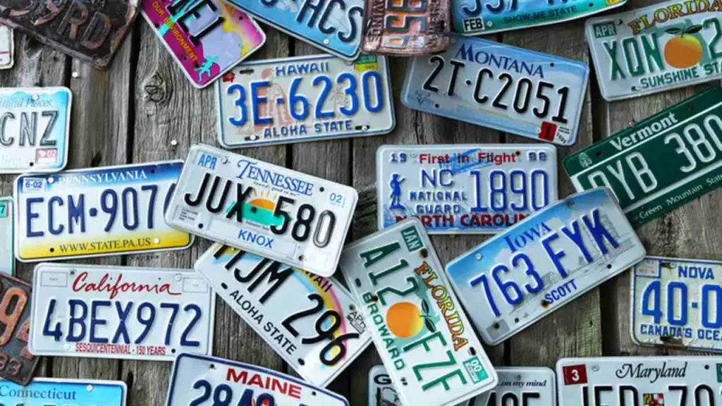 Junk of License Plates 