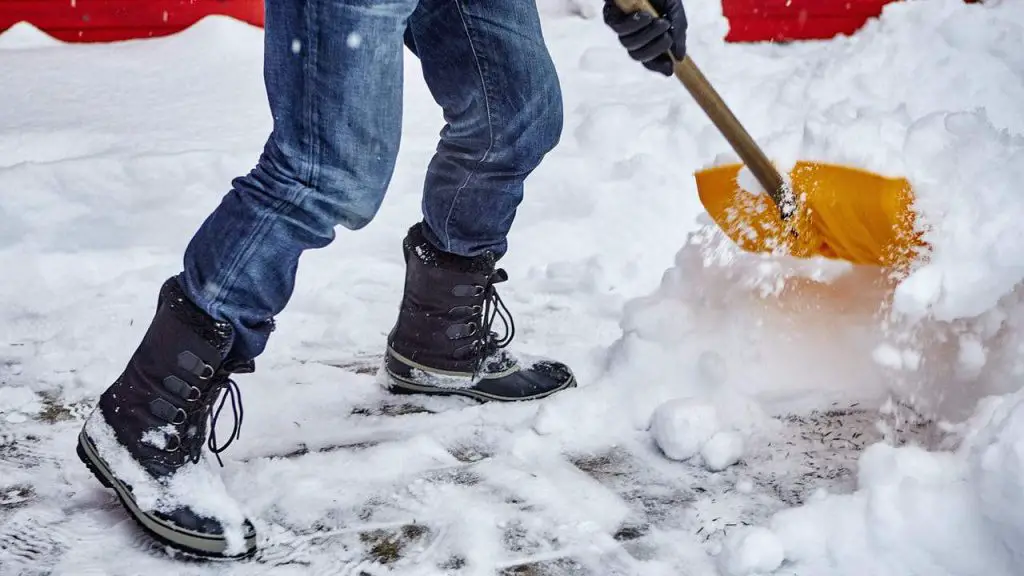 Snow Removal By Man