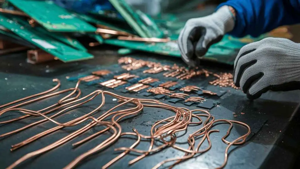 Copper from PCBs