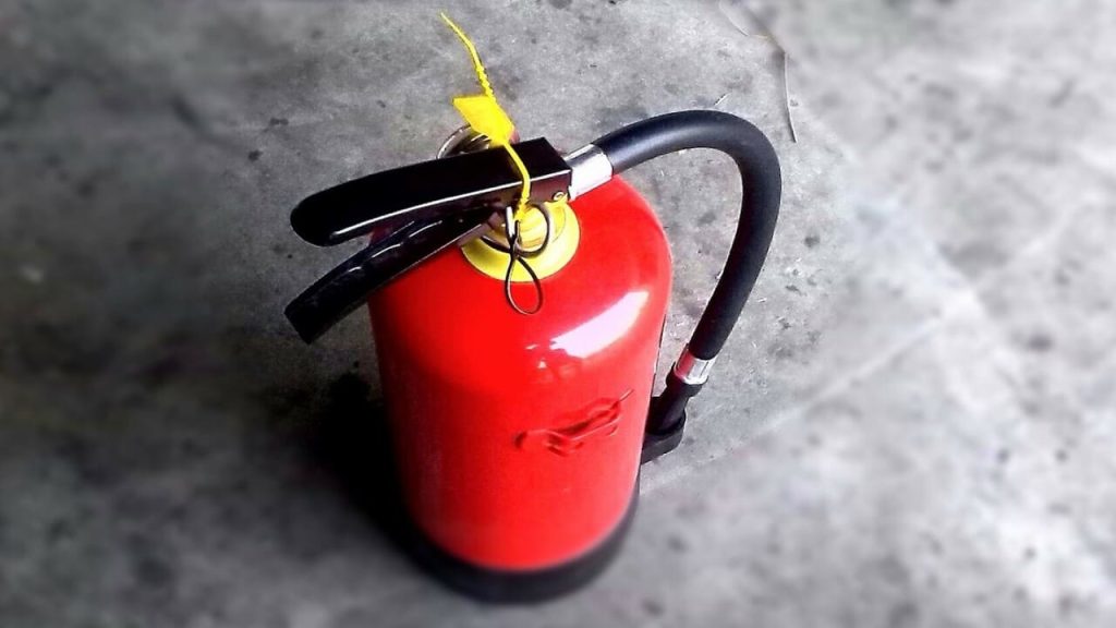 empty fire-extinguisher